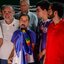 Raquel Lyra, Eduardo da Fonte e Túlio em palanque