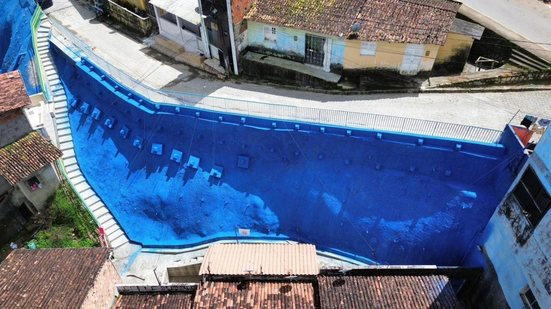 Contenção de encosta em Cortês
						
						
						Divulgação/Seduh