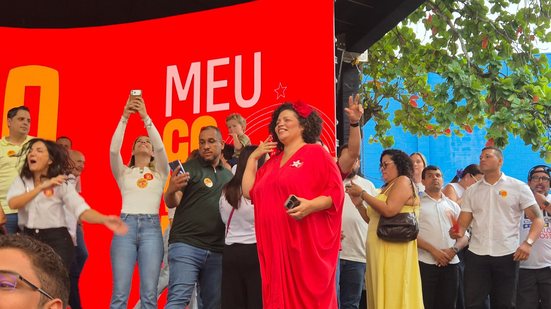 Dani Portela no evento