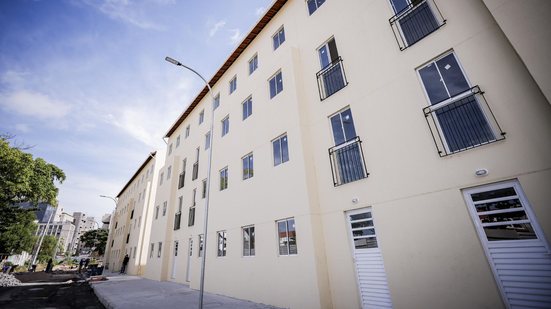 Primeiro conjunto habitacional da Comunidade do Pilar, entregue em 2025
					
					
					Edson Holanda/Arquivo PCR