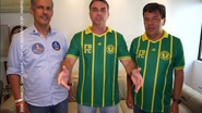 Carlos Sant'Anna, Flávio Bolsonaro e Mendonça Filho