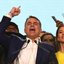 Flávio Bolsonaro em ato de campanha