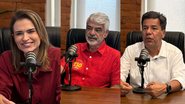 Marília, Humberto e Mendonça em entrevista no PodJá — O Podcast do Jamildo
