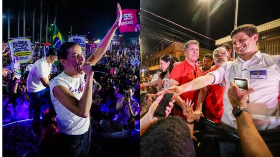 Últimos discursos de campanha: João Campos faz promessas no Cabo e Raquel Lyra defende \u00222º mandato ainda melhor\u0022