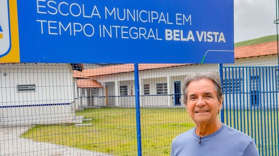 Prefeito Carlos Santana inaugura escola em tempo integral Bela Vista - Foto: Divulgação
