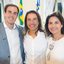 Gilson Machado Filho com Raquel Lyra e Priscila Krause no Palácio do Campo das Princesas