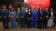 Lucielle Laurentino em homenagem no Corpo de Bombeiros