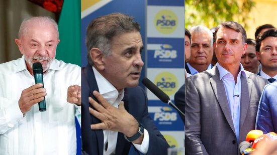 Lula e Flávio acumulam aliados de formas distintas
					
					
					Ricardo Stuckert - Kiko Scartezini/PSDB - Vittor Salles/Fotos Públicas