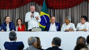Presidente Lula reunido com aliados em Brasília