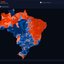 Imagem Onde Lula e Flávio Bolsonaro ganharam em cada estado do Brasil? Veja mapa com voto de cada município