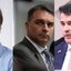 Miguel Coelho, Flávio Bolsonaro e Eduardo da Fonte