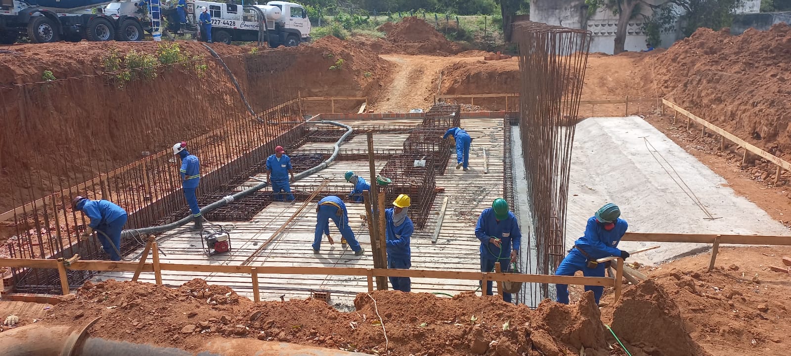 Obra da Compesa em Arcoverde