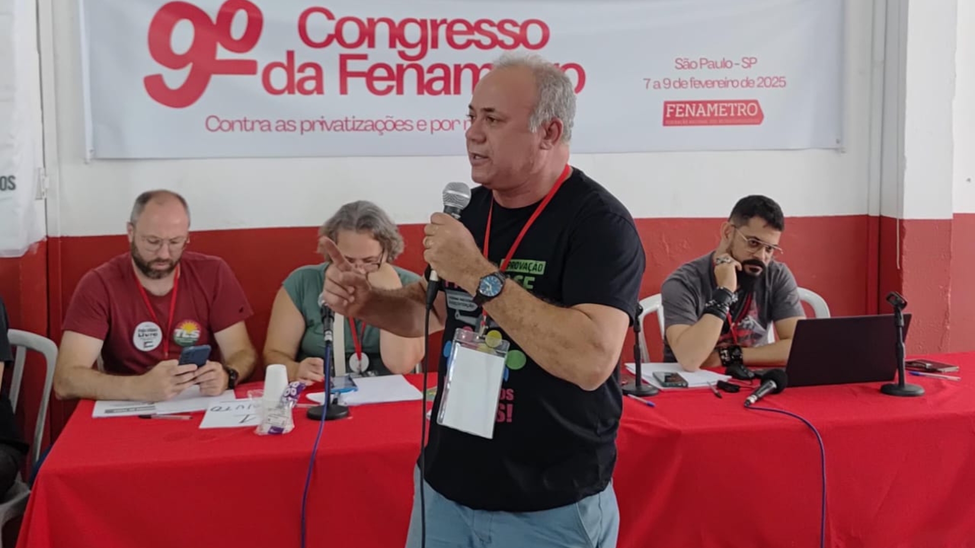 Luiz Soares, presidente do Sindmetro/PE