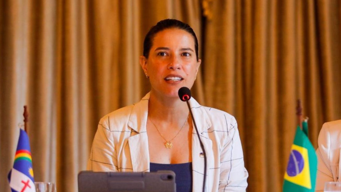 Raquel Lyra, em evento no Campo das Princesas