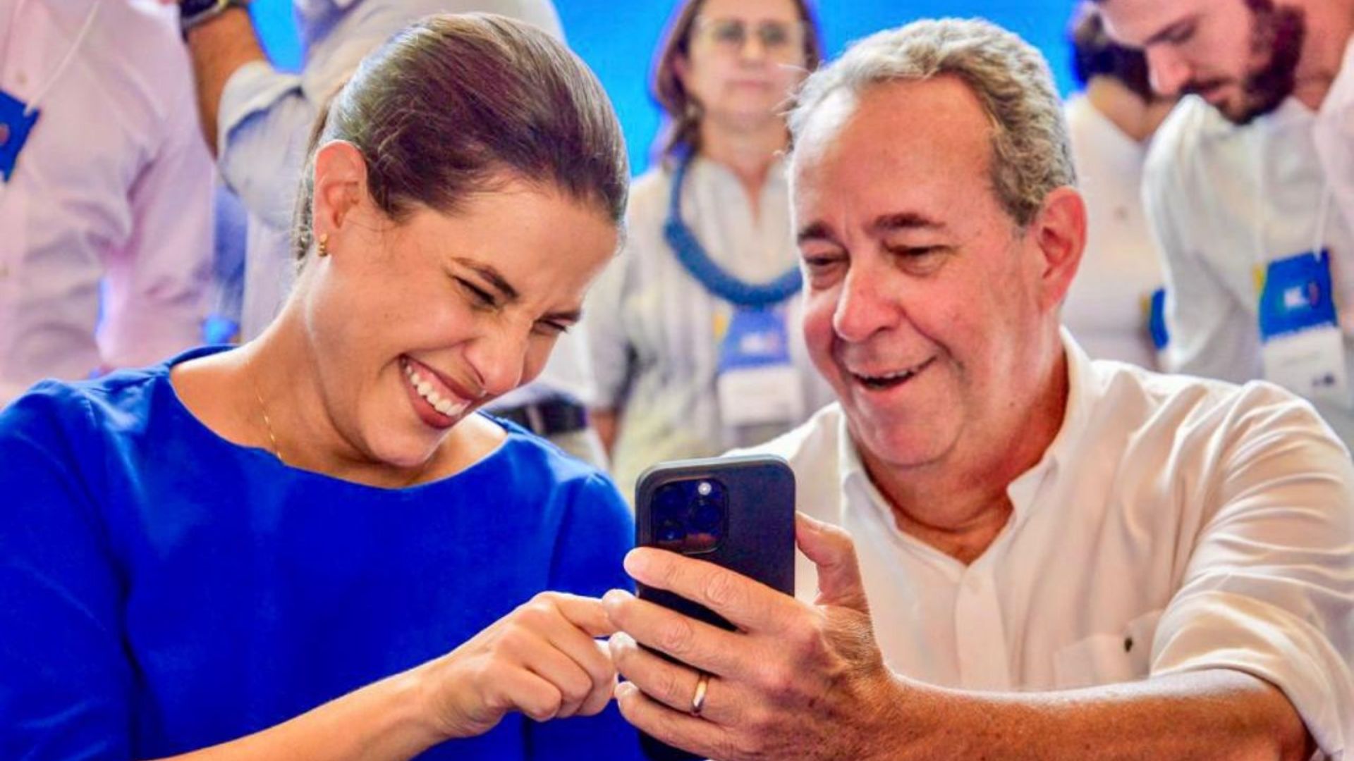 Raquel Lyra e Álvaro Porto são adversários políticos. - Reprodução