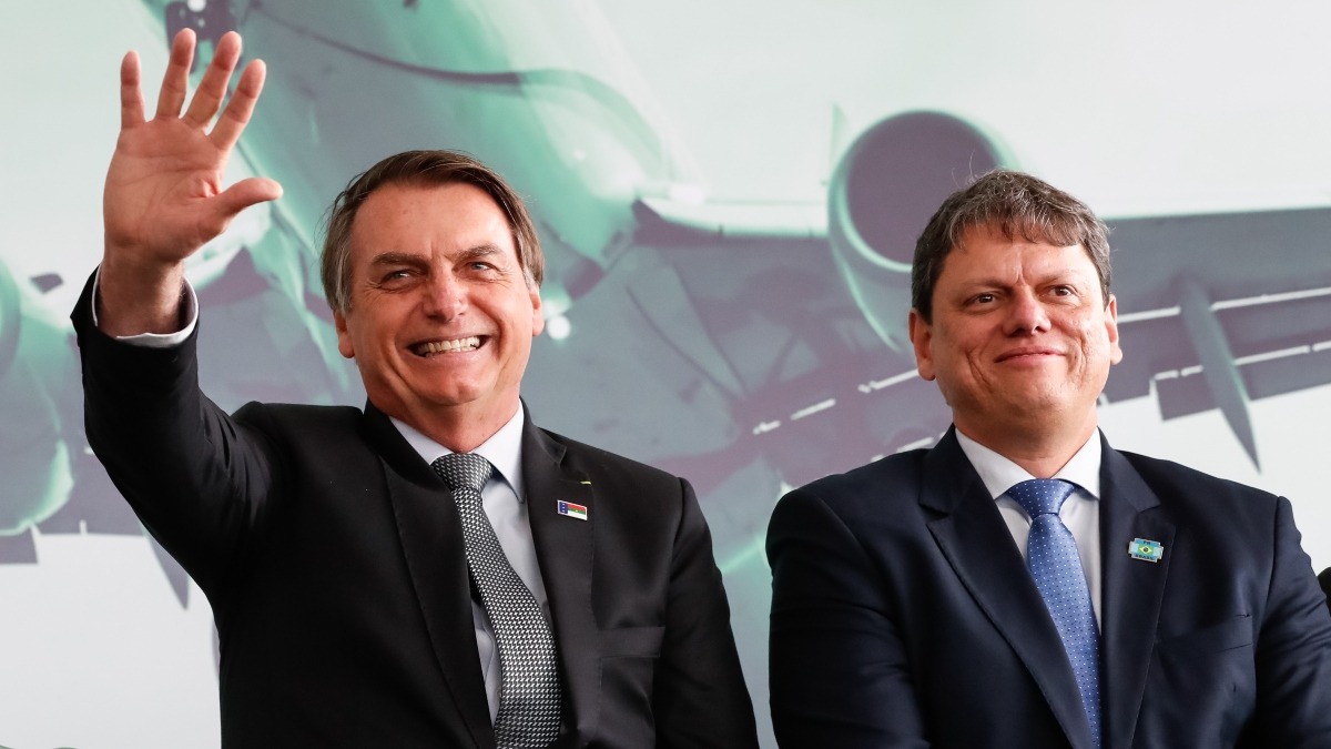 Bolsonaro e o governador de São Paulo