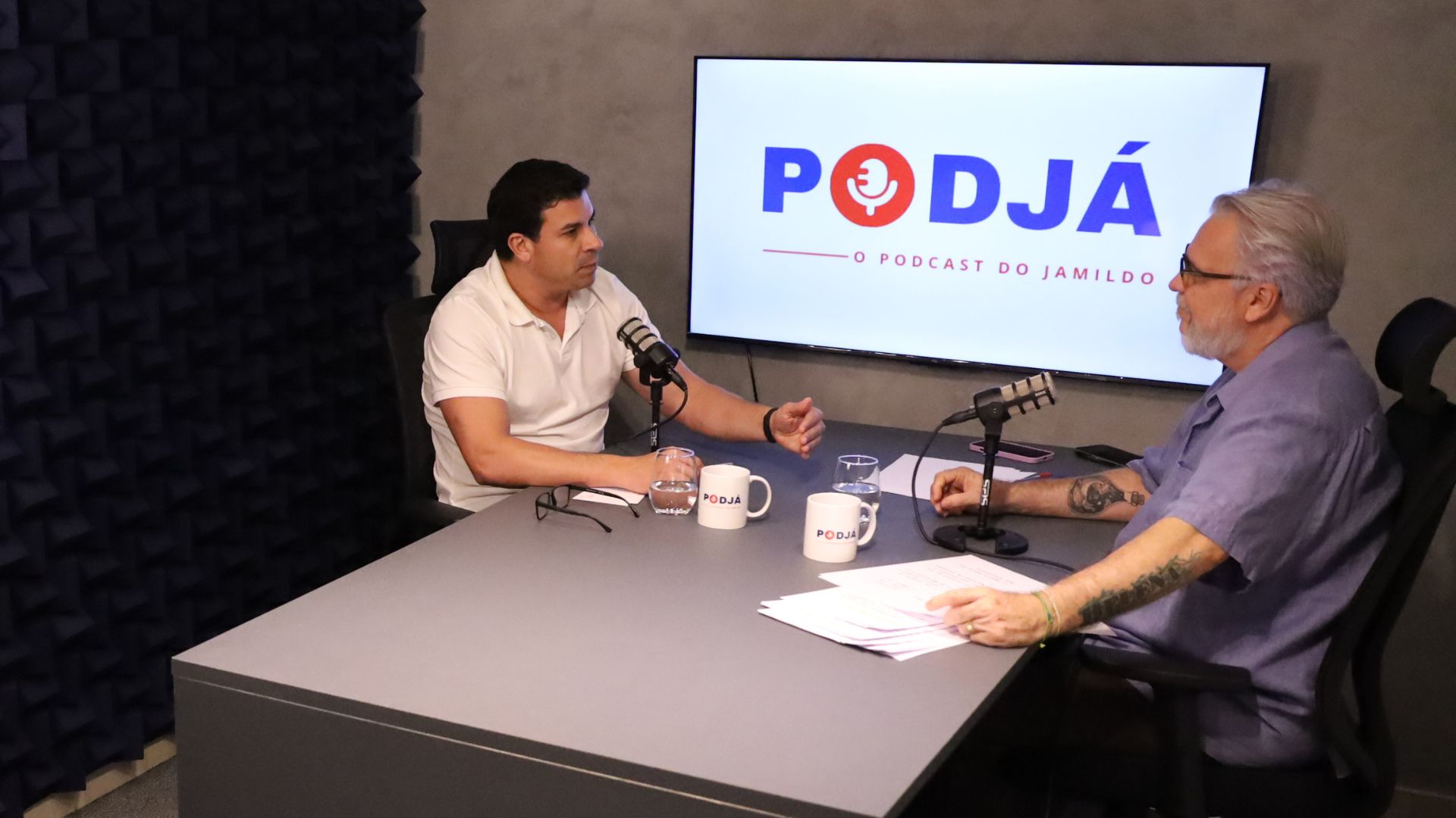 Deputado Carlos Veras em entrevista ao PodJa, o podcast do Jamildo