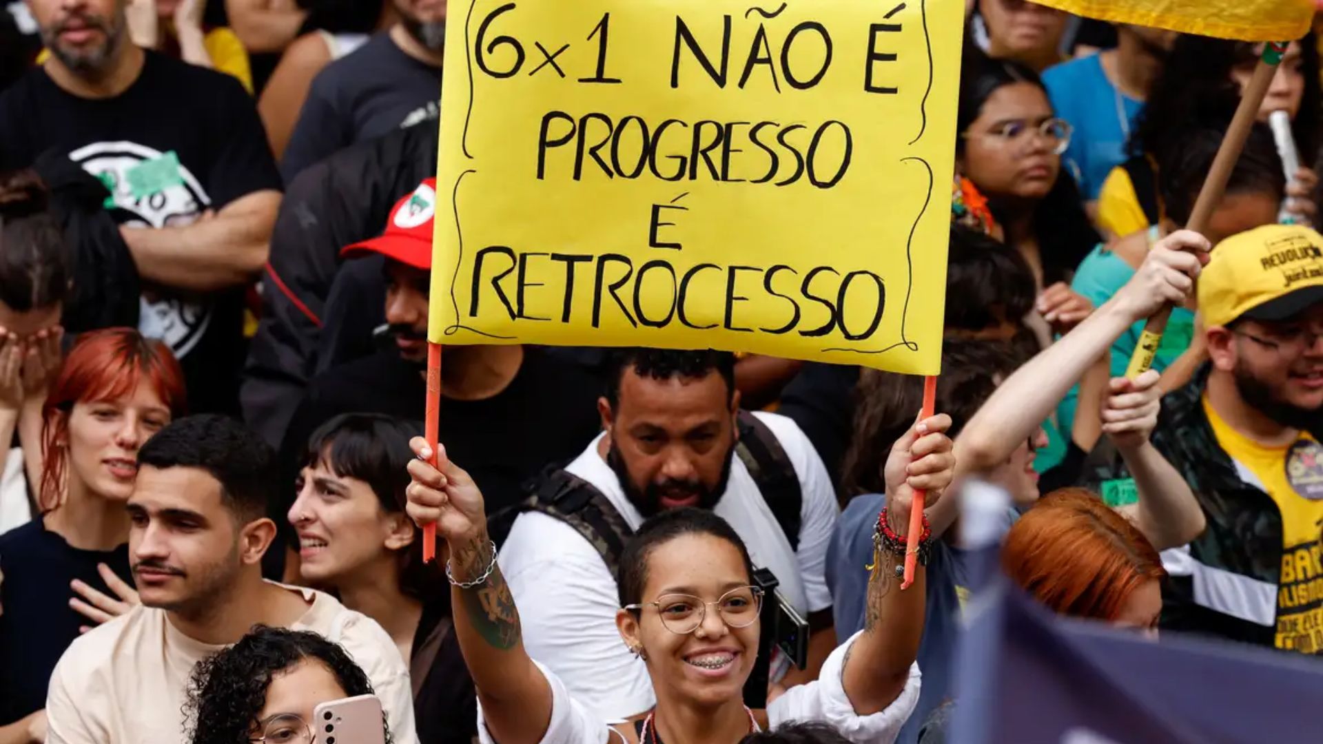 Manifestação pelo fim da escala 6x1
