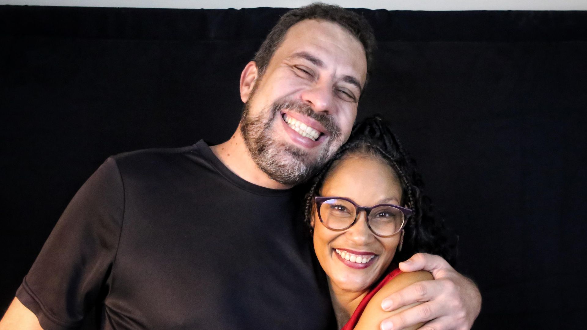 Deputado federal Guilherme Boulos e vereadora Jô Cavalcanti