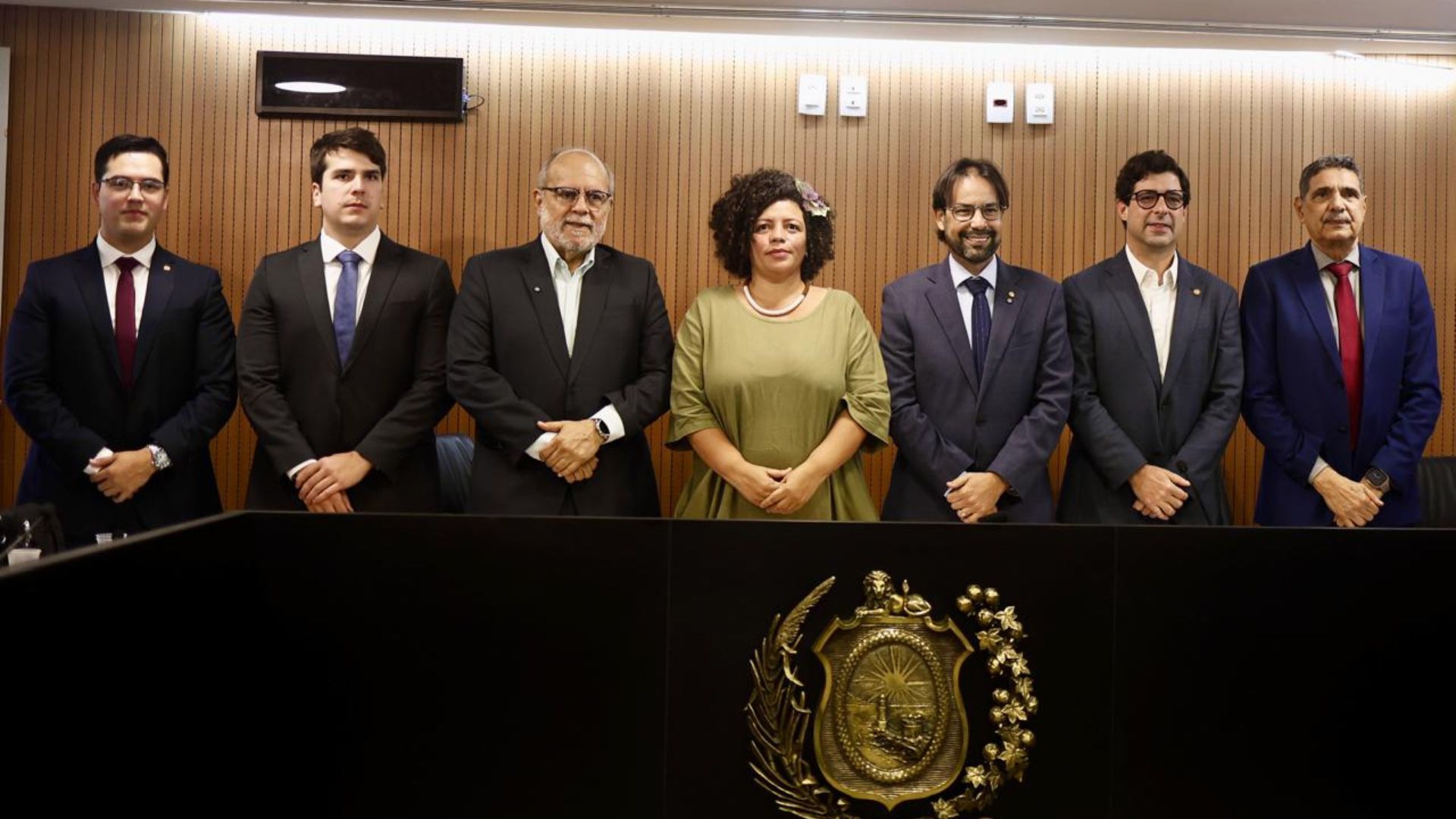 Membros da CPI da Publicidade na Alepe