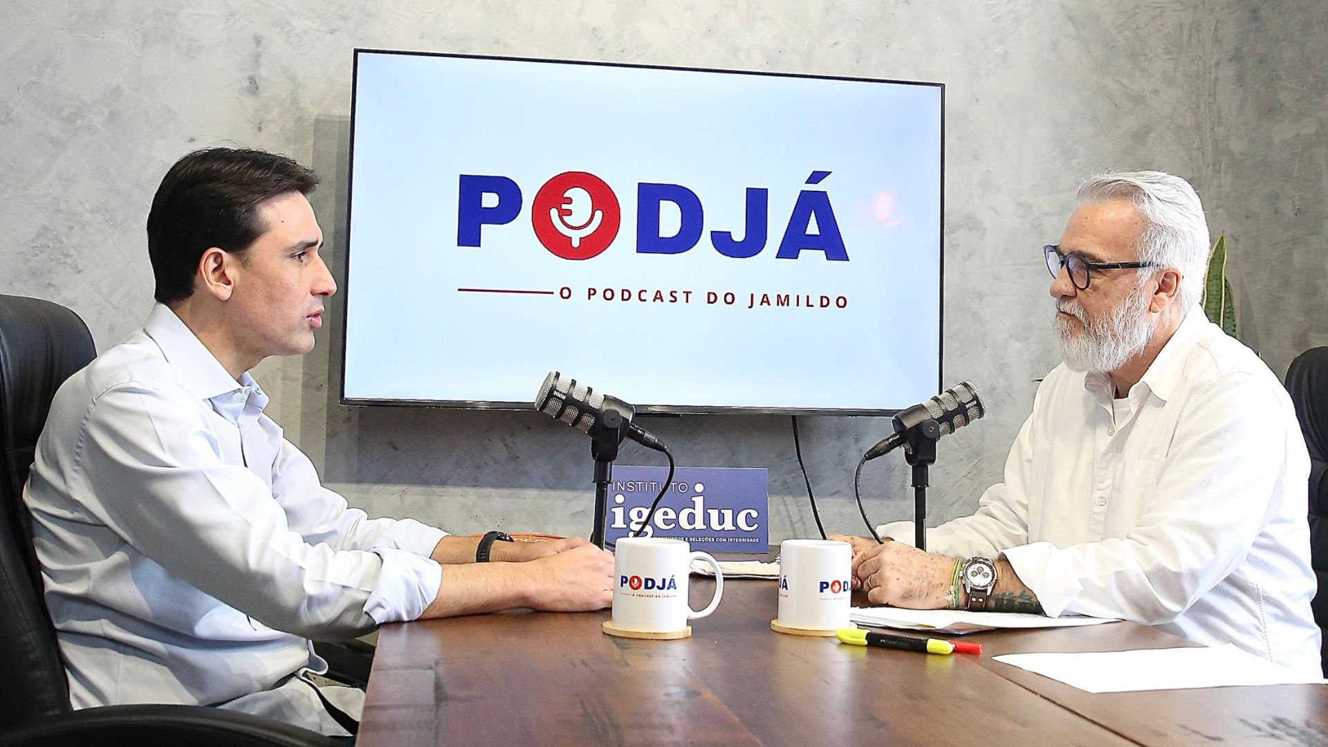 Ministro Silvio Costa Filho no PodJá - o Podcast do Jamildo