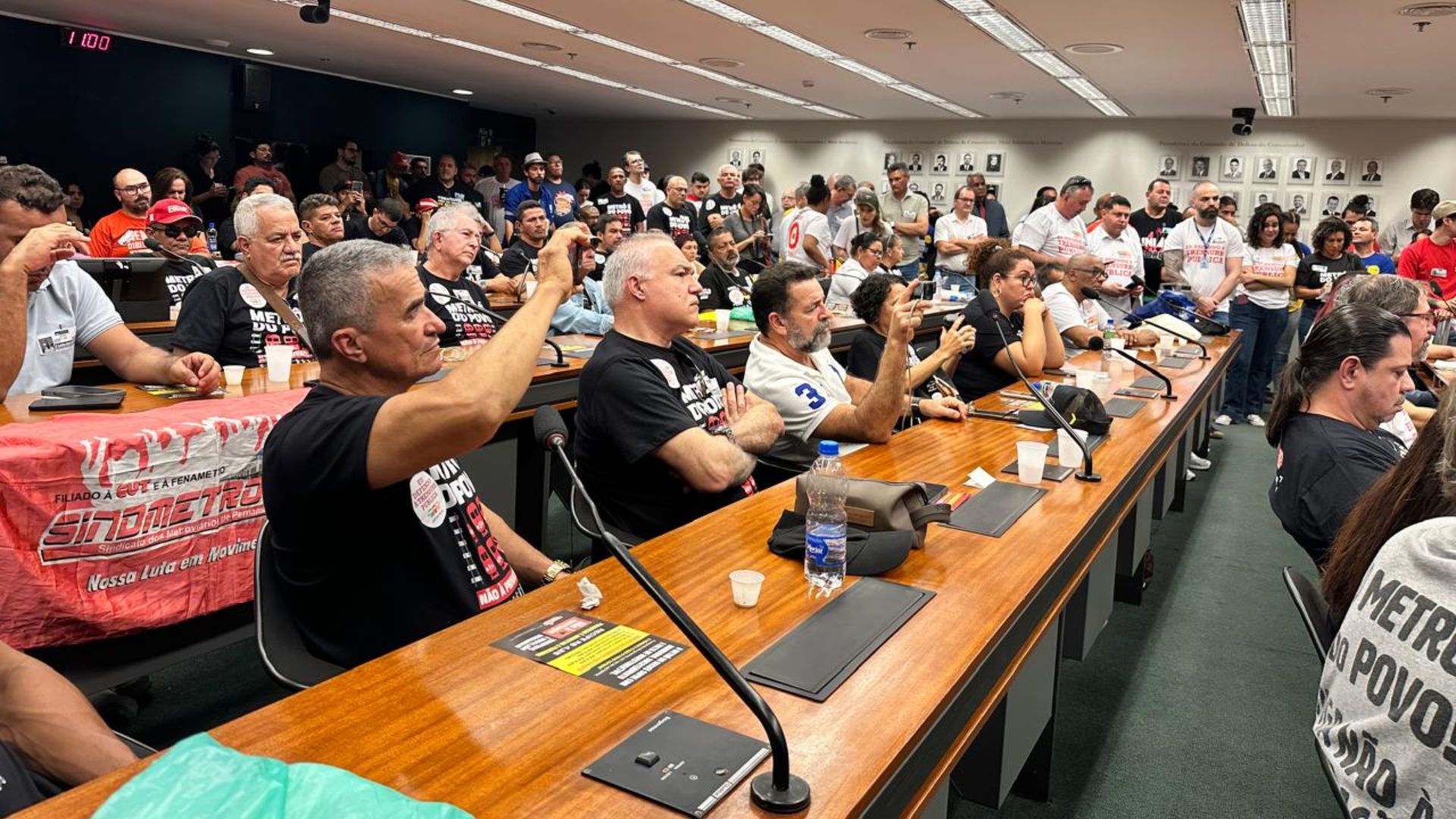 Audiência Pública contra a privatização do Metrô do Recife, na Câmara dos Deputados