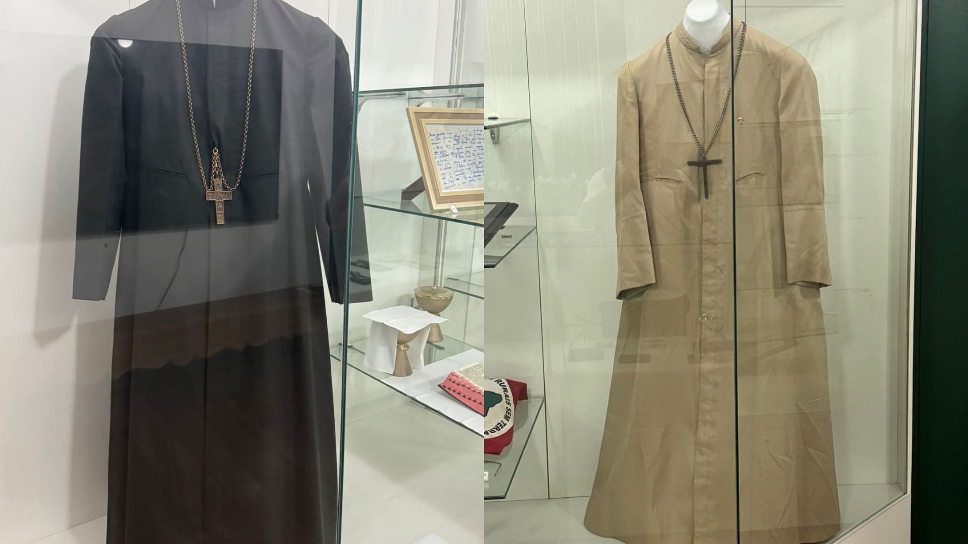 Peças do acervo de Dom Hélder Câmara