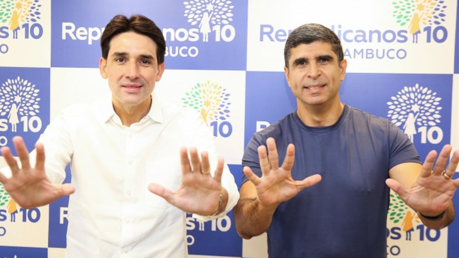 Silvio Costa Filho e delegado Erick Lessa