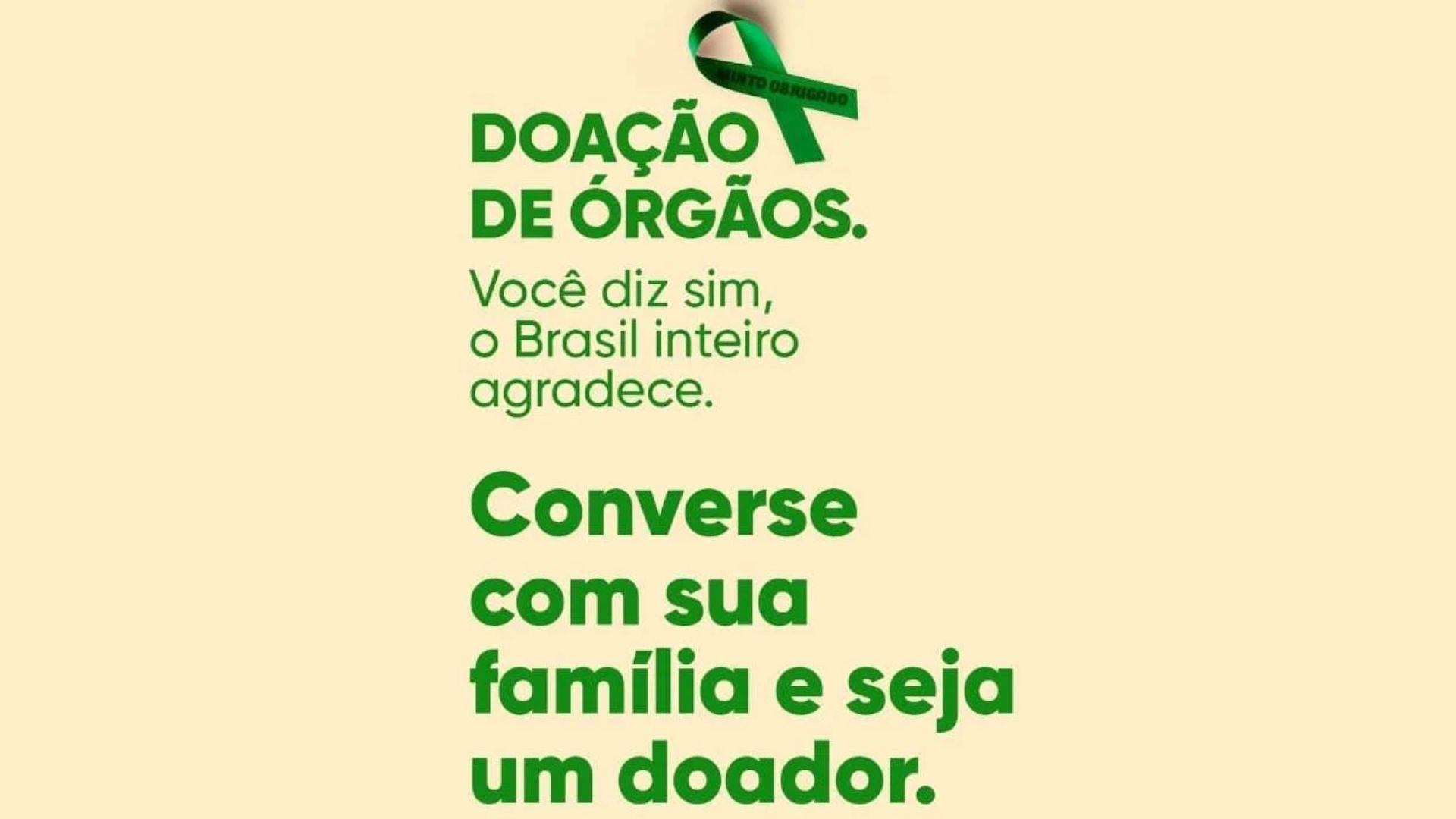 Campanha doação de órgãos