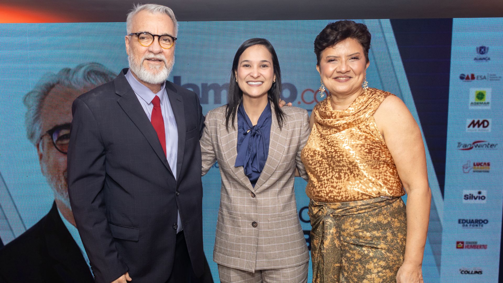 Jamildo Melo, Ingrid Zanella e Maria Luiza Borges