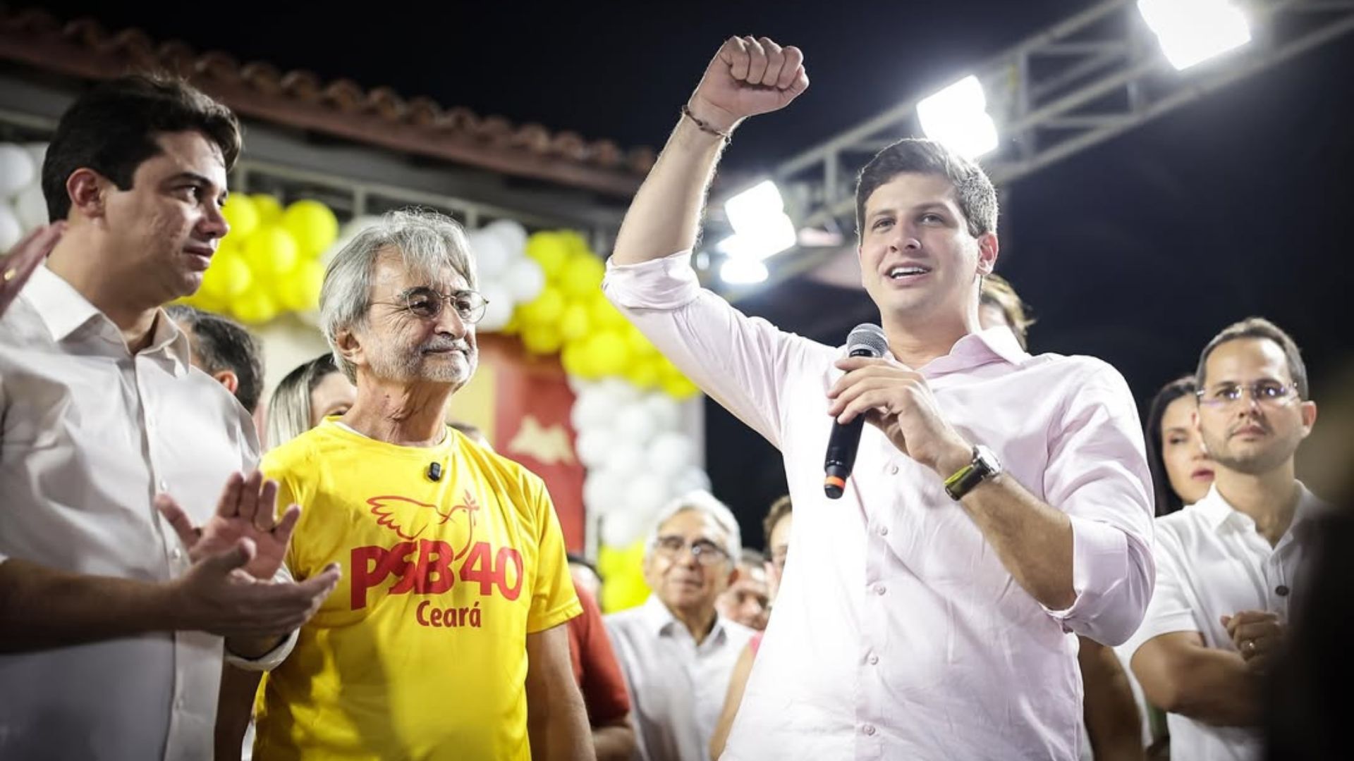 João Campos em Eusébio, no Ceará