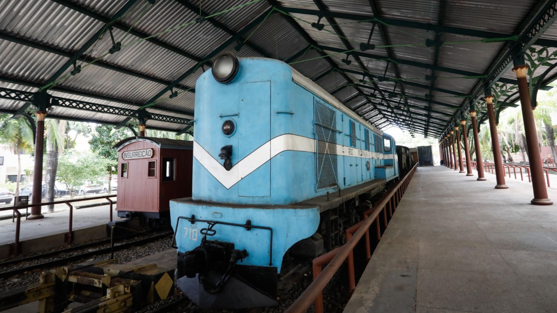 Museu do Trem, no Centro do Recife