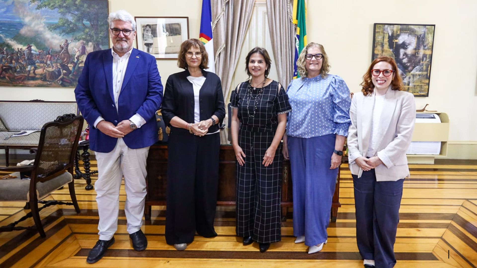 Priscila Krause, em encontro com embaixada da Alemanha