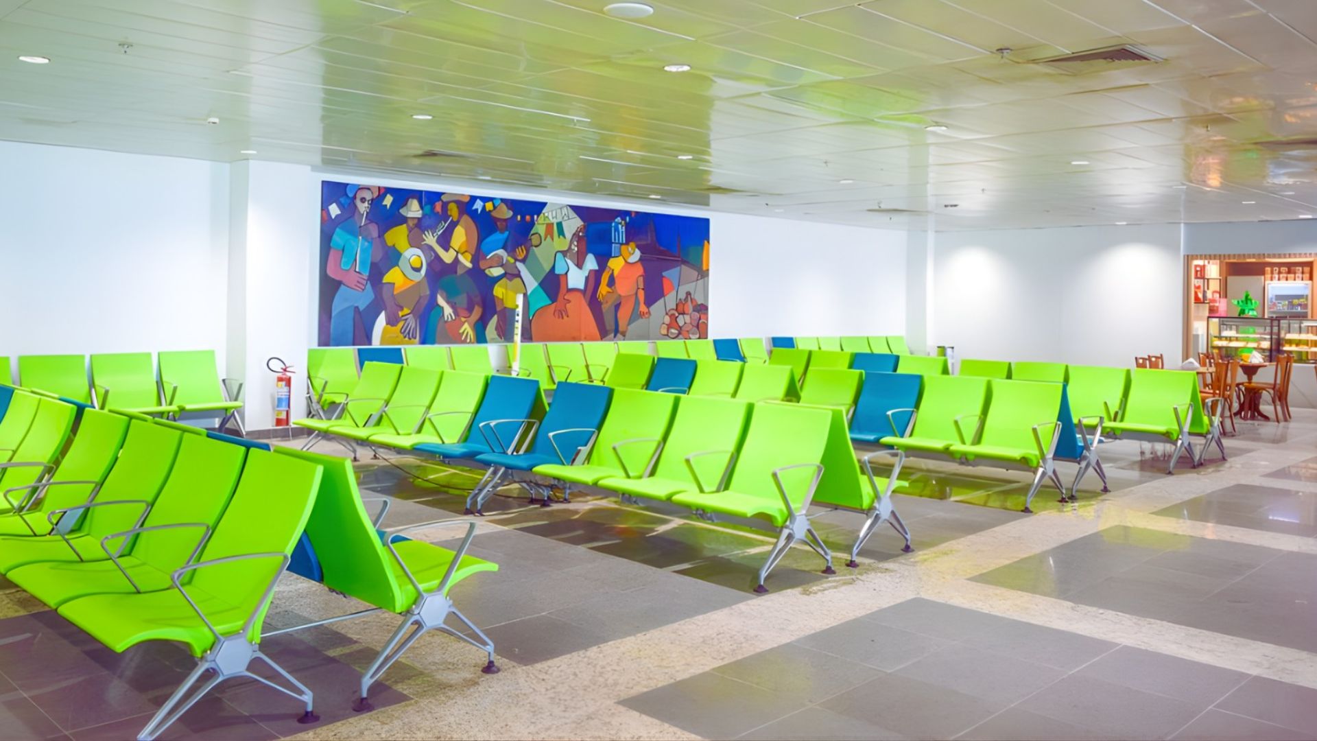 Sala de espera do Aeroporto