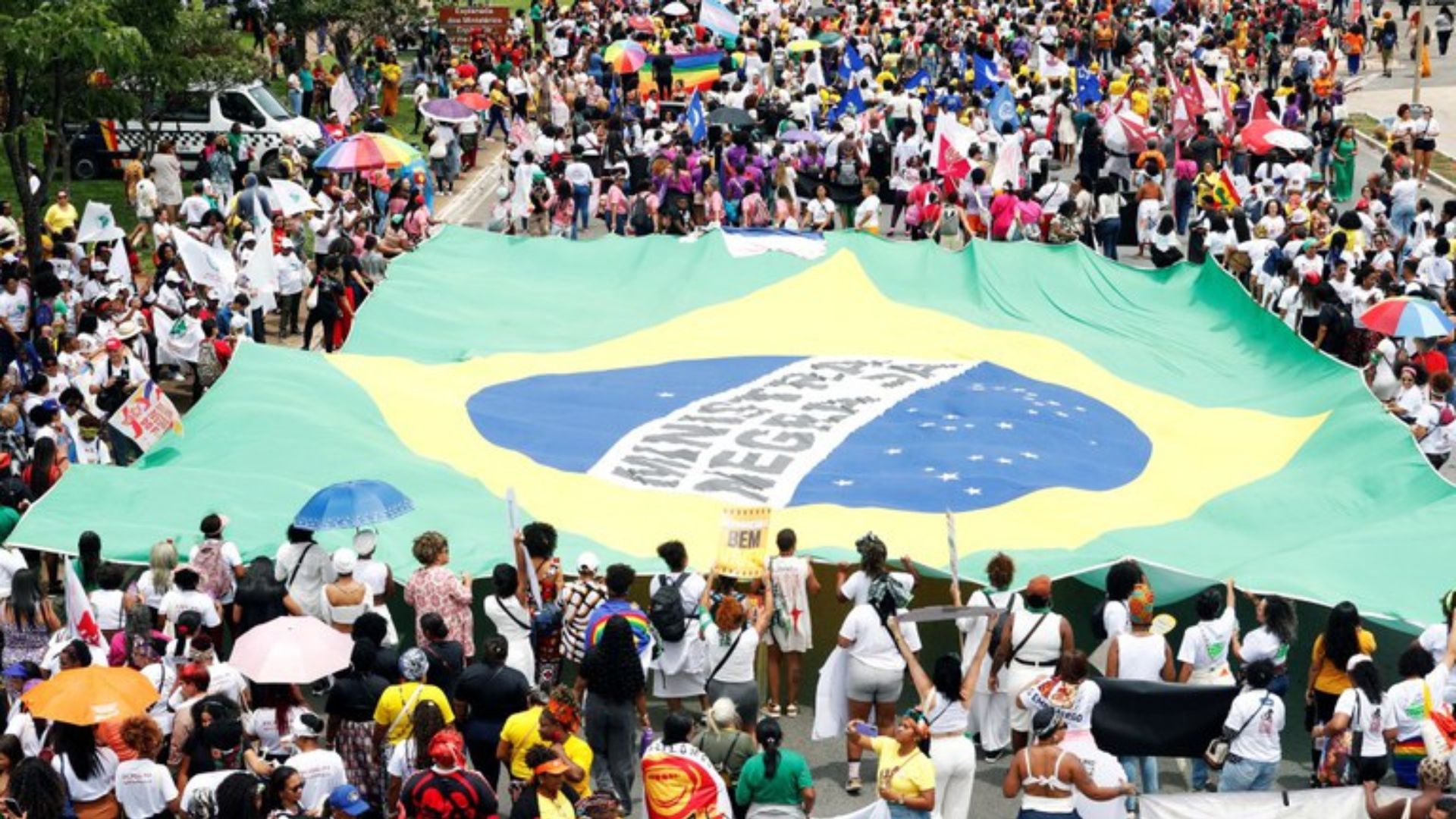Marcha das mulheres negras em Brasília