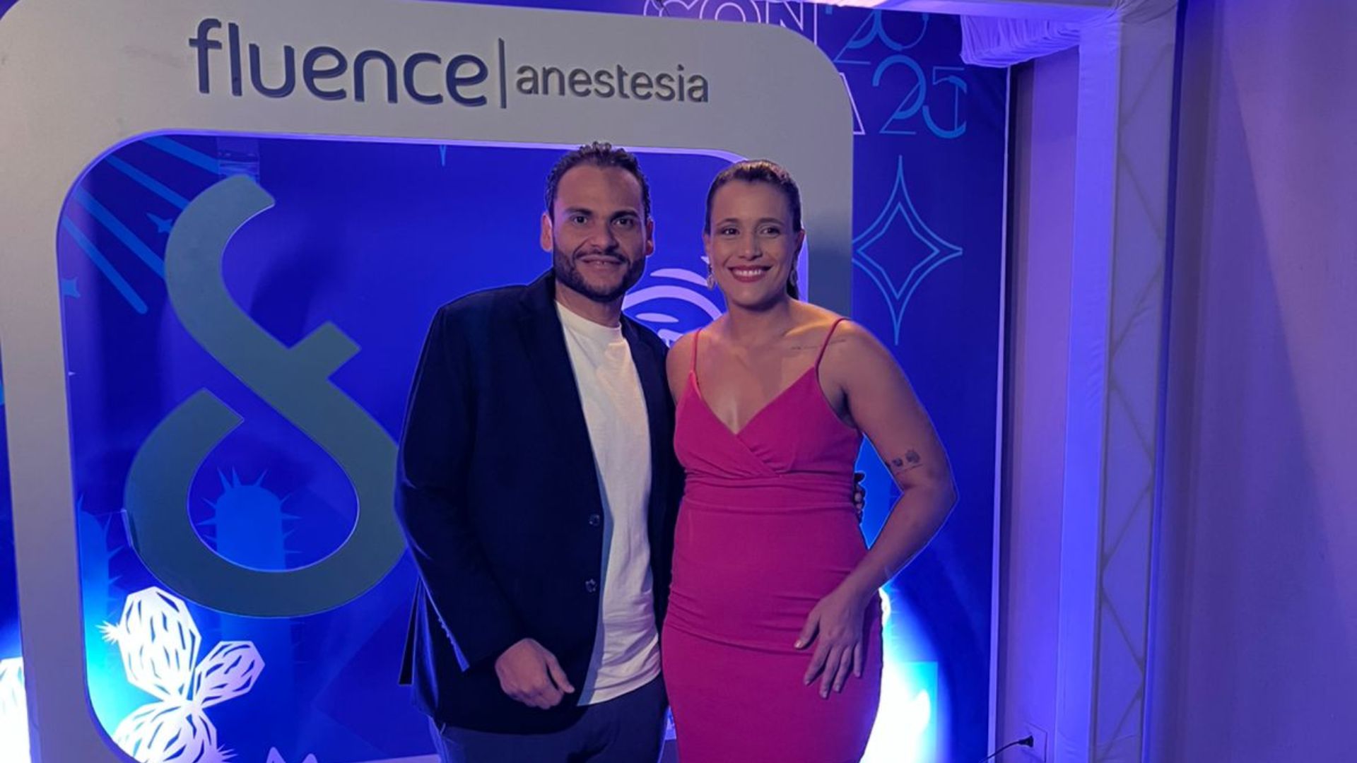 Ricardo e representante da Rede Dor