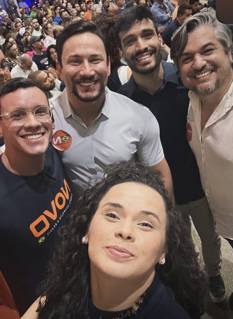 Lucielle Laurentino no evento do Novo