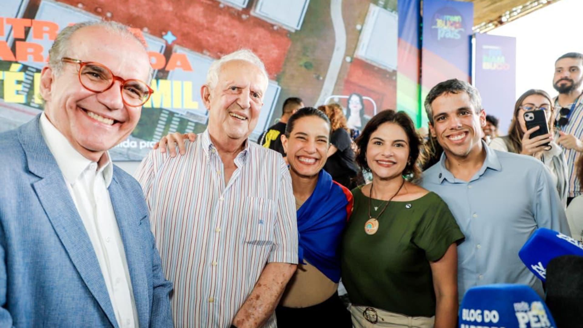 Raquel Lyra em evento com Jarbas Vasconcellos