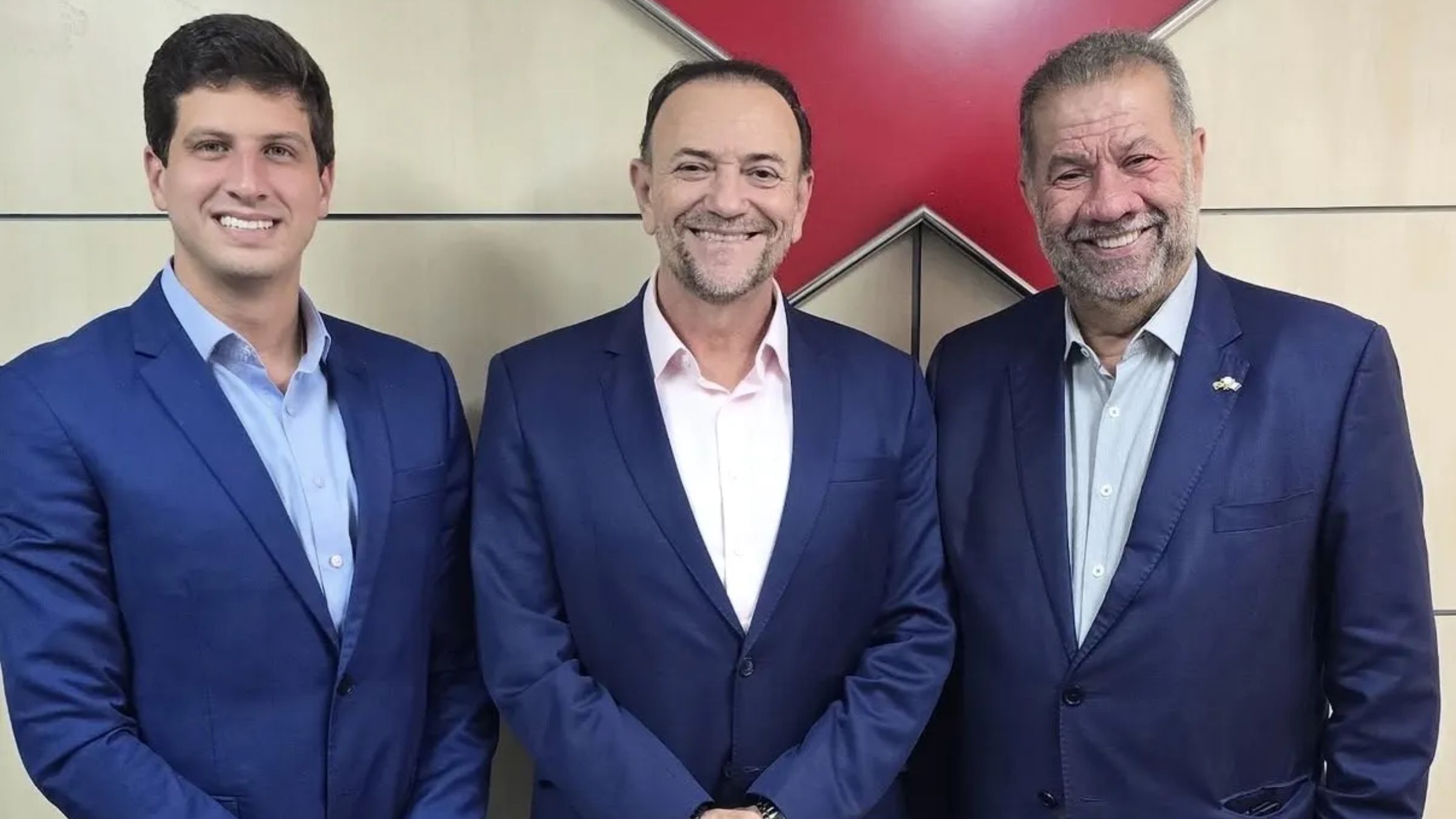 João Campos, Edinho Silva e Carlos Lupi