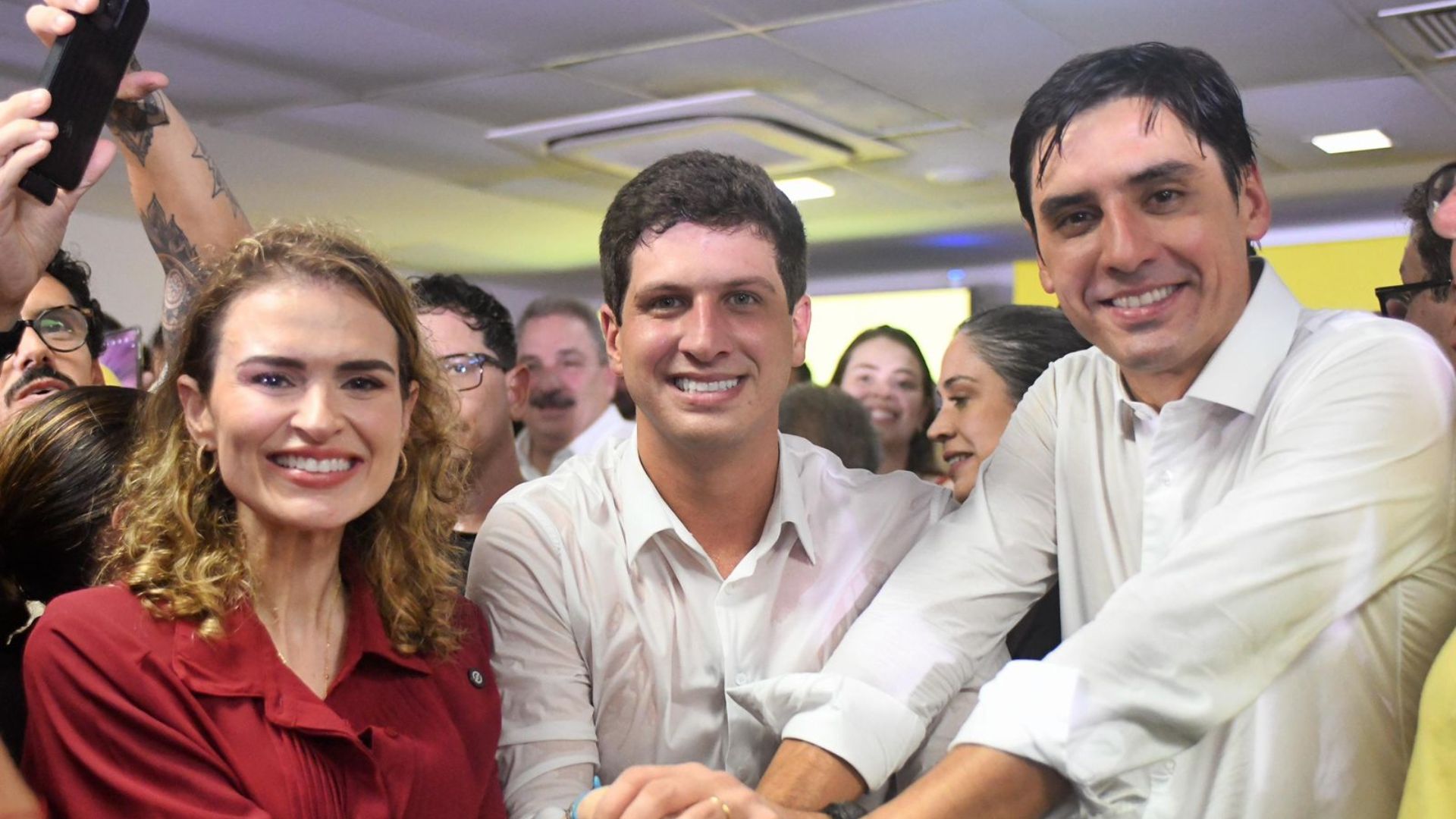 Lançamento da candidatura de Marília Arraes, João Campos e Carlos Costa