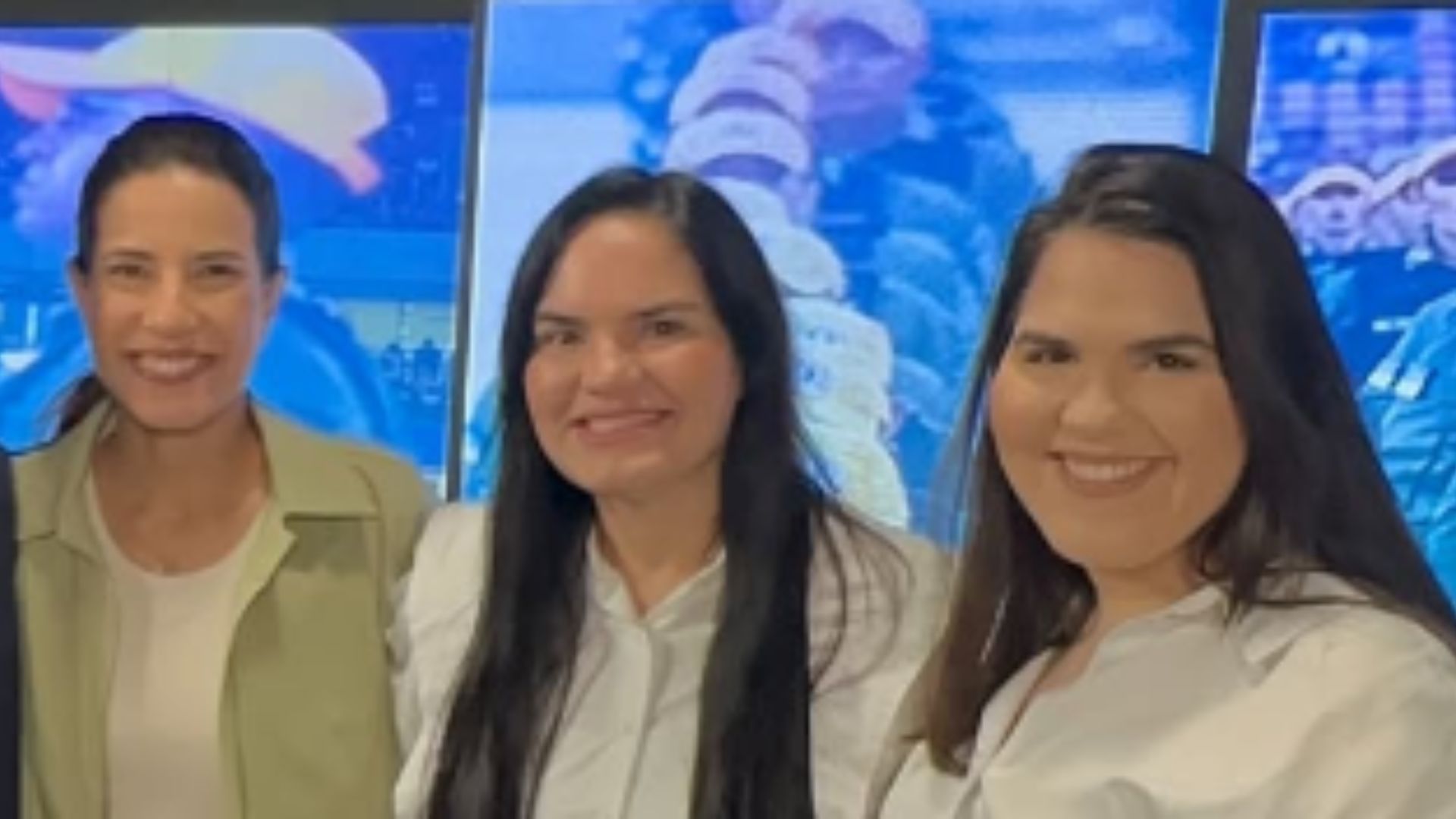 Raquel Lyra, Michelle Collins e Lohaine Collins