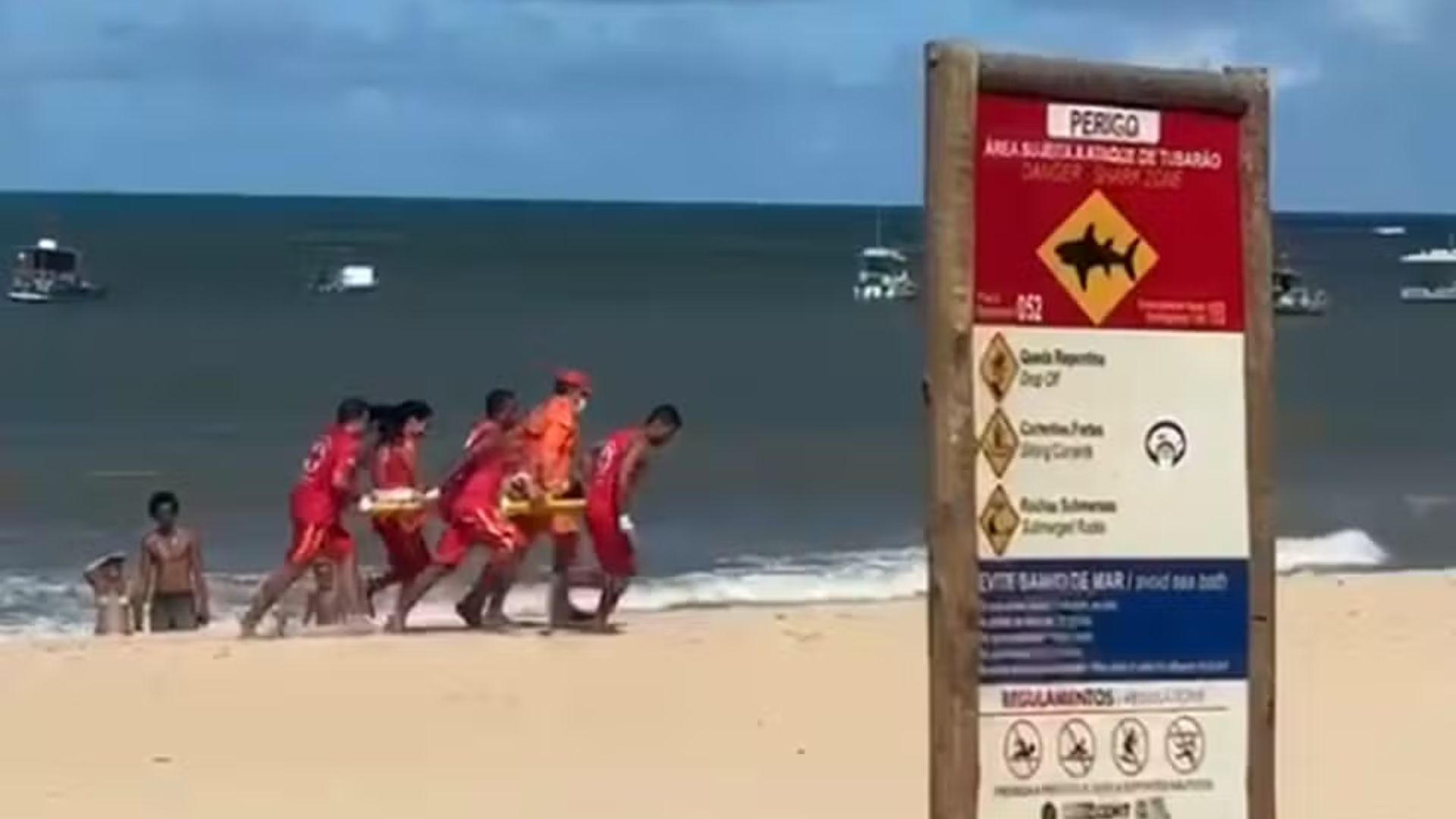 Ataque de tubarão registrado na praia de Piedade