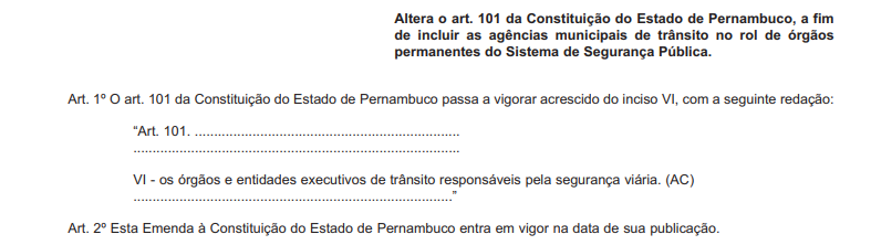 Captura de tela do Diário Oficial da Alepe