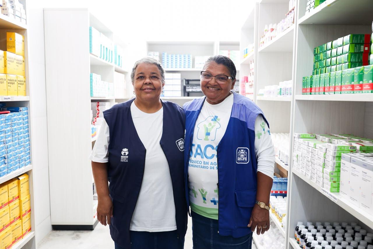 Funcionárias da Farmácia da Família