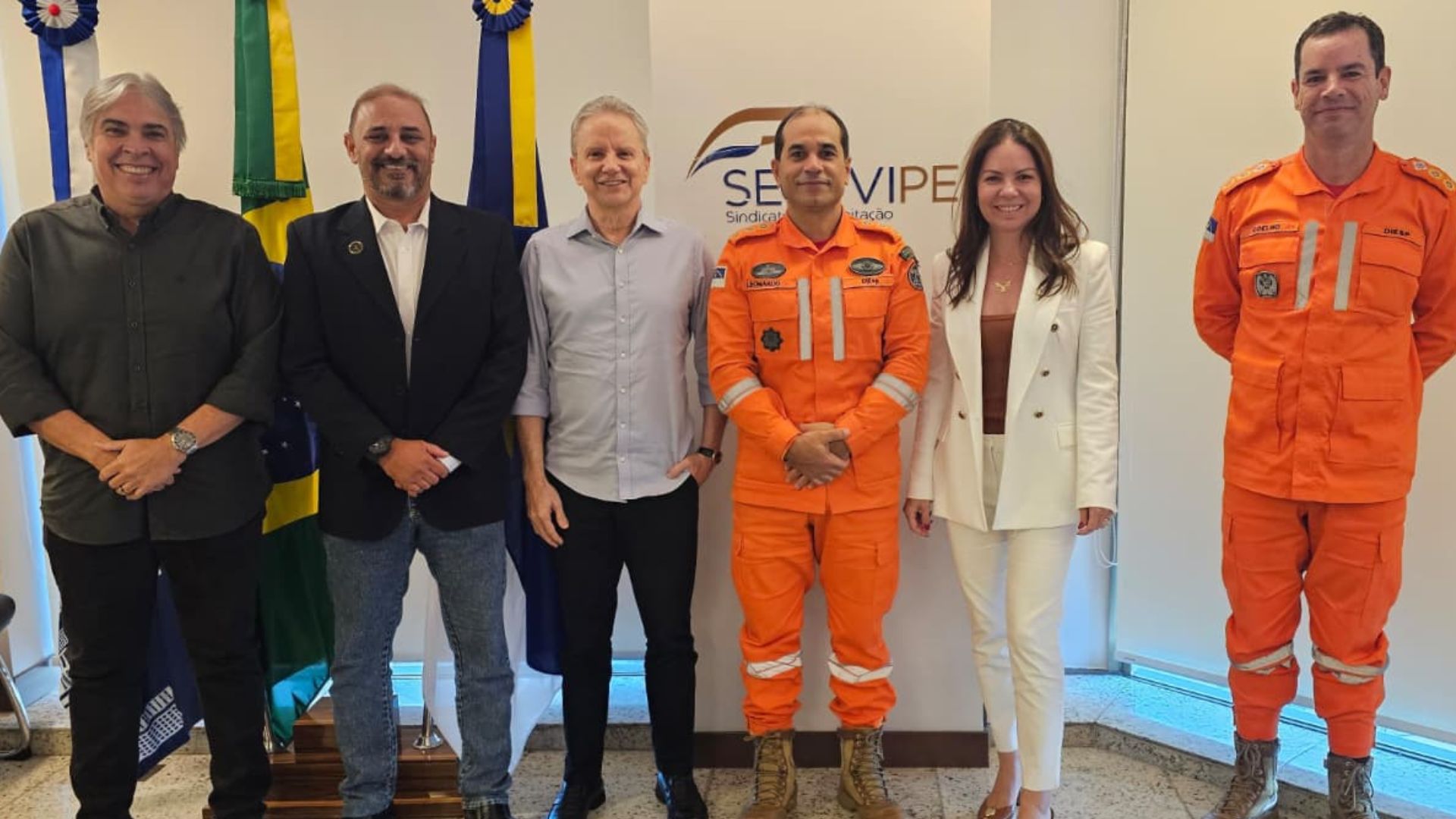 Reunião Secovi-PE e Corpo de Bombeiros de Pernambuco